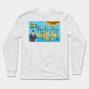 Survivor Winners Infographic Long Sleeve T-Shirt